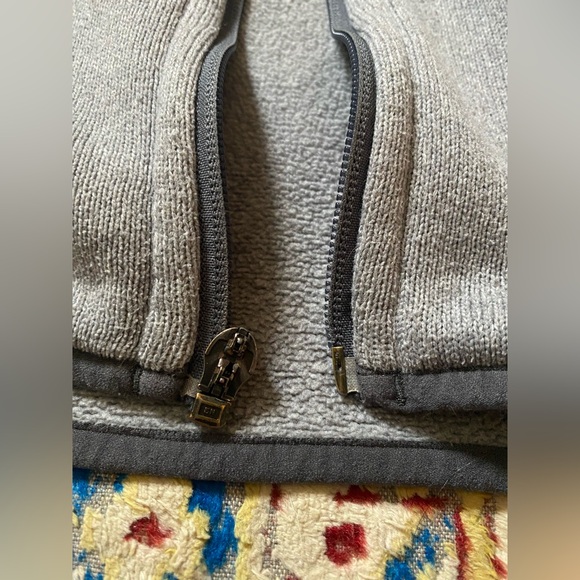 Patagonia Better Sweater Full Zip Fleece Gray Hooded Jacket Medium Read* - Picture 8 of 8